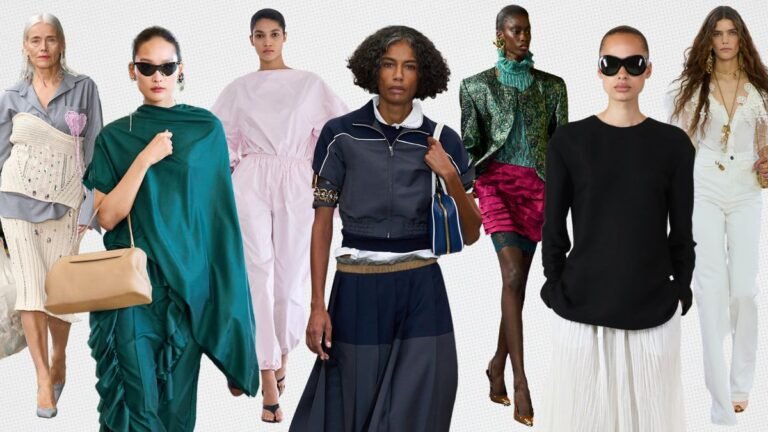 A stylish collection of luxury designer clothing, handbags, shoes, and accessories showcasing the latest fashion trends and timeless designer styles.